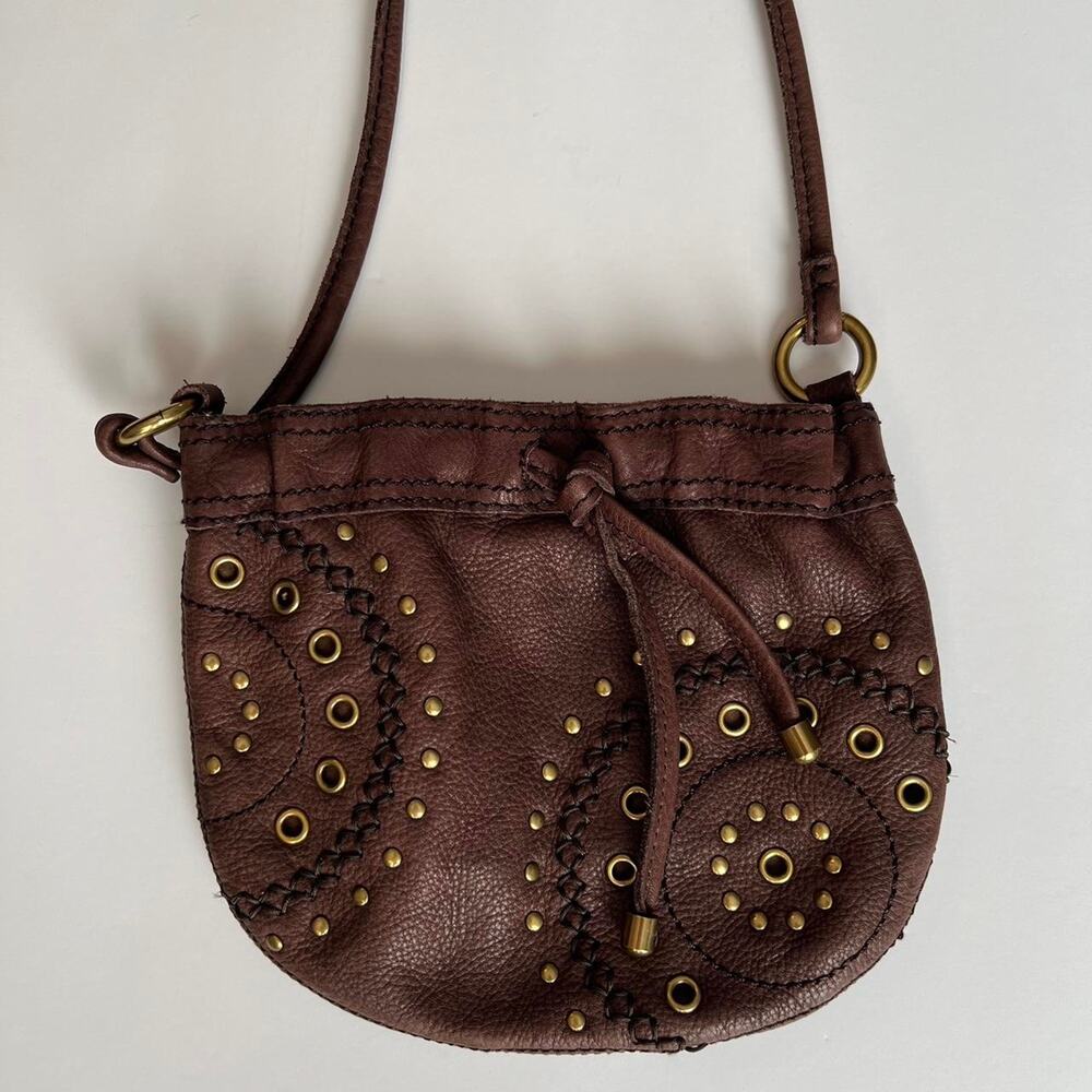 Y2K Fossil Studded Leather Purse
